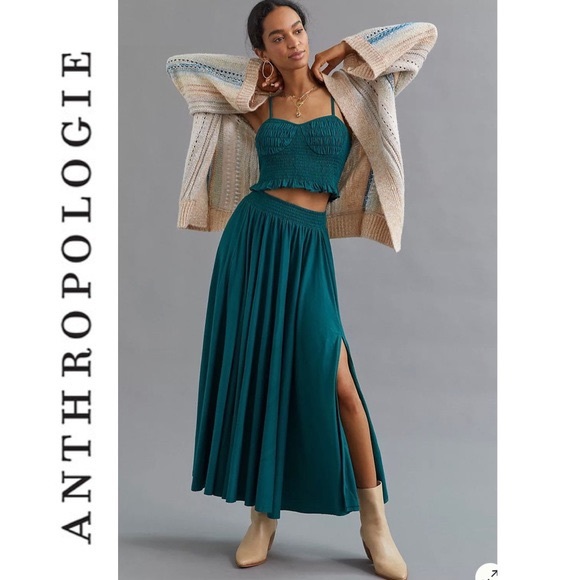 Anthropologie Dresses & Skirts - NWT Anthropologie- Forever That Girl Smocked Skirt Set Sz S Small $170